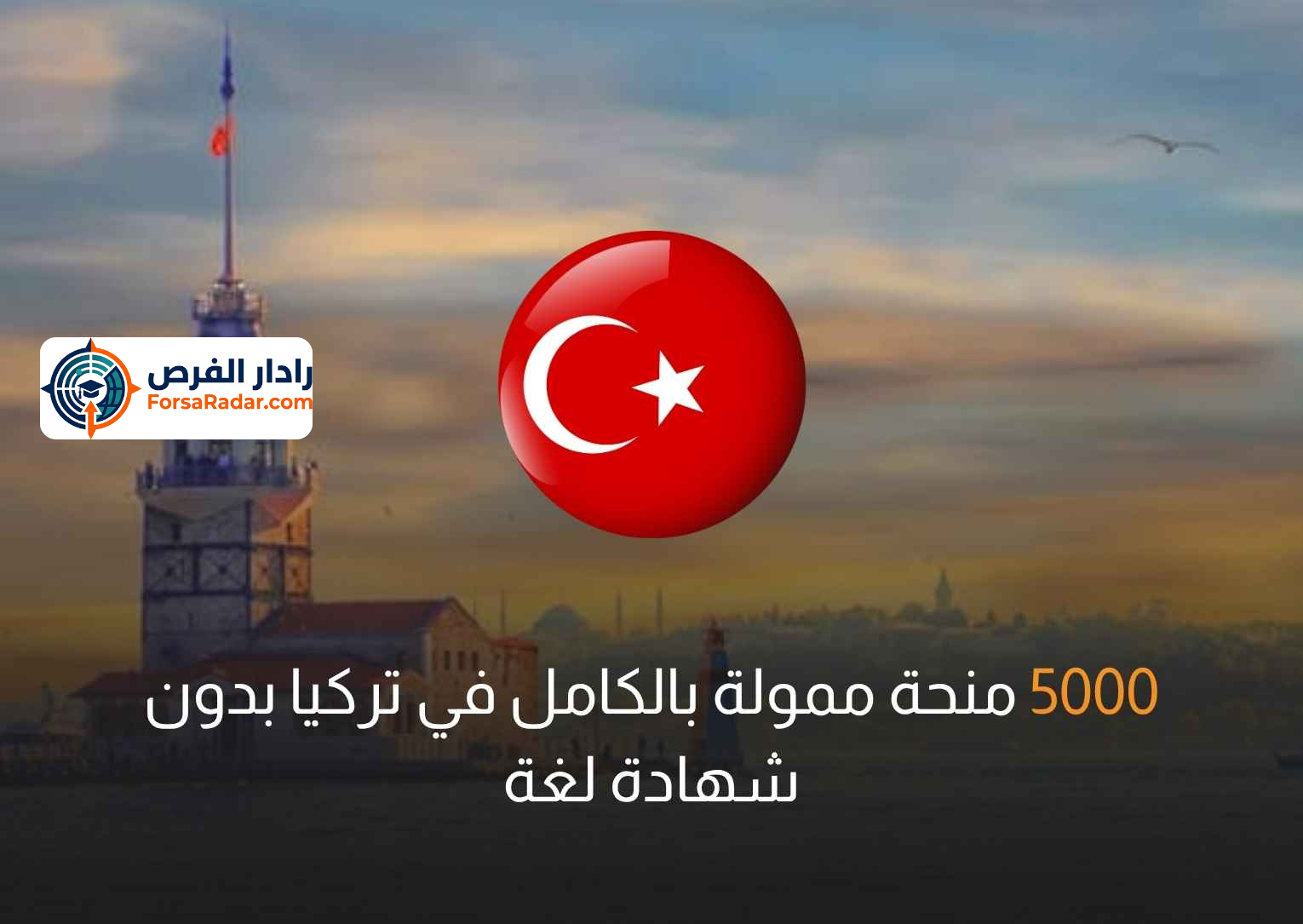 Read more about the article 5000 منحة ممولة بالكامل في تركيا بدون شهادة لغة