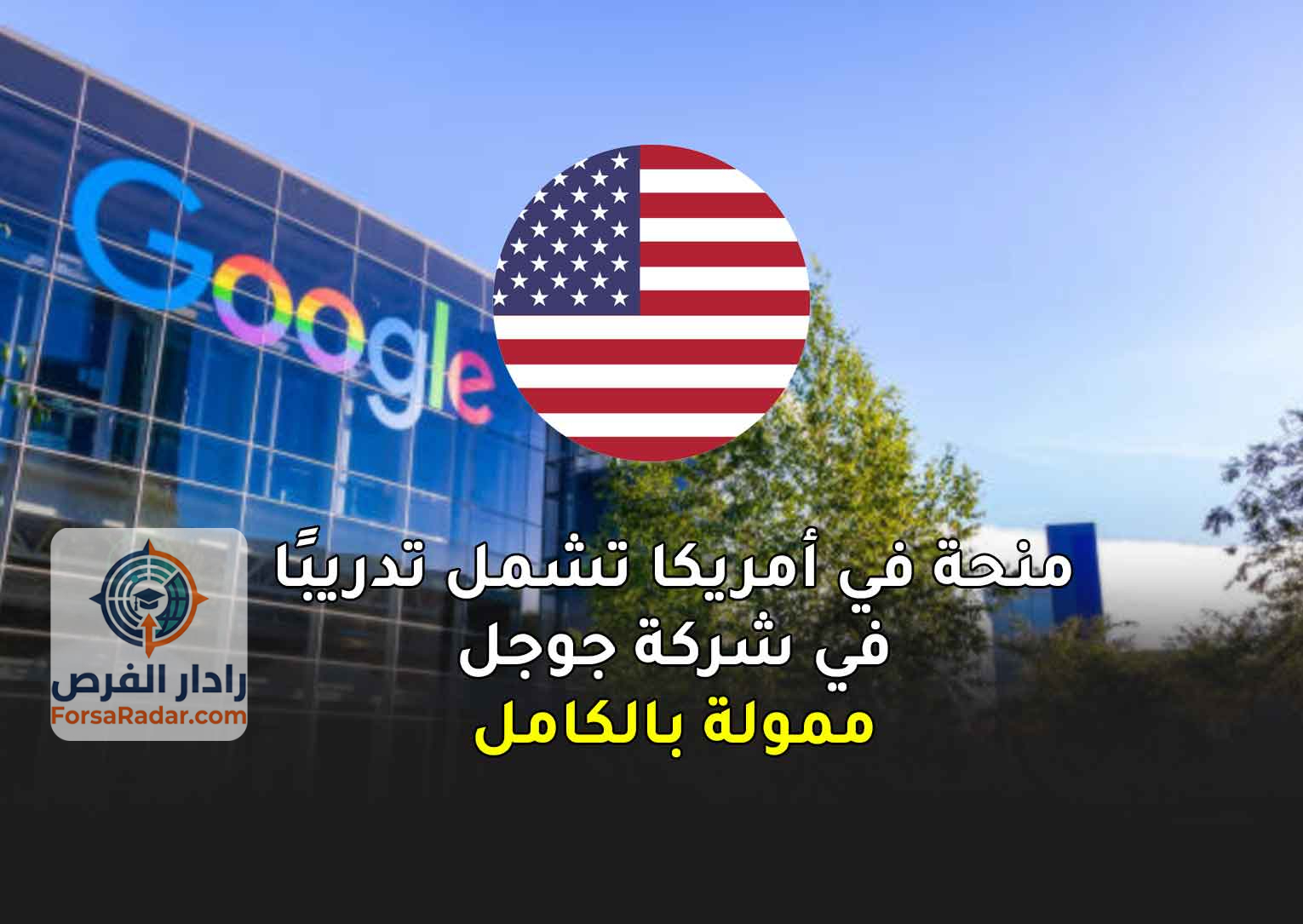 Read more about the article منحة في أمريكا تشمل تدريبًا في شركة جوجل | ممولة بالكامل